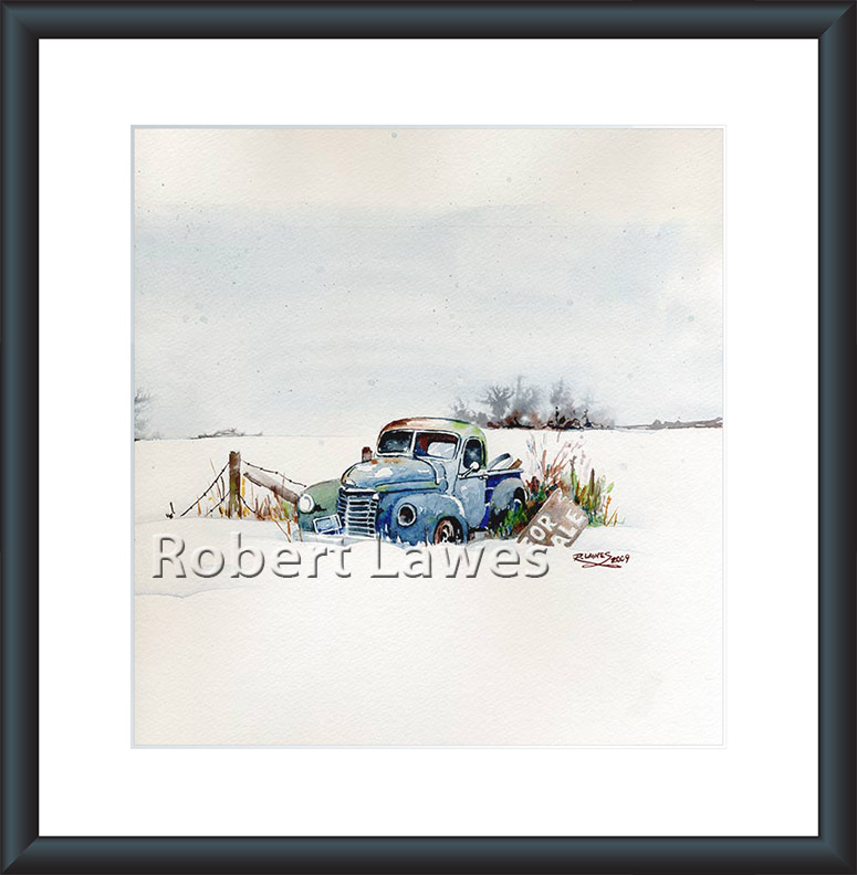 Derelict Truck Watercolour