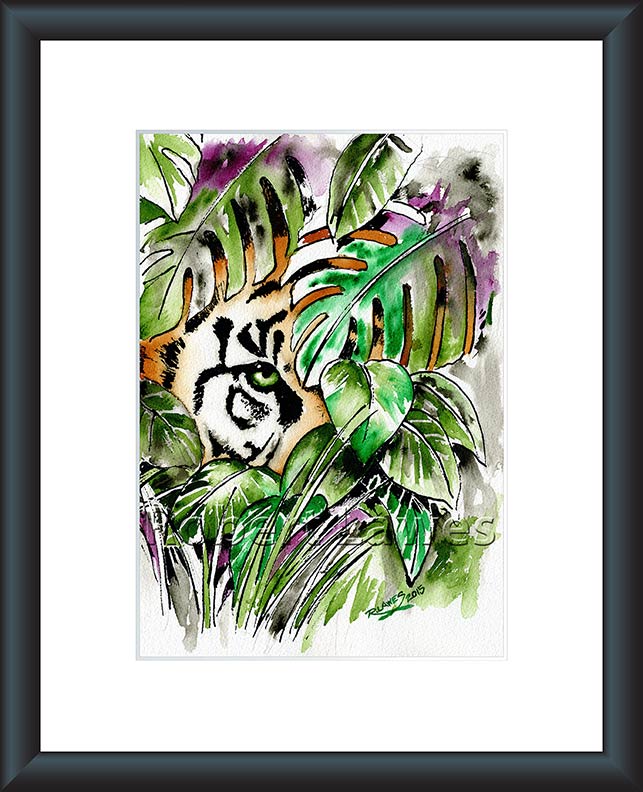 Tiger's Eye Painting.