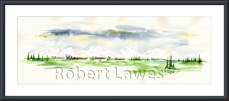 Wagontrain Painting